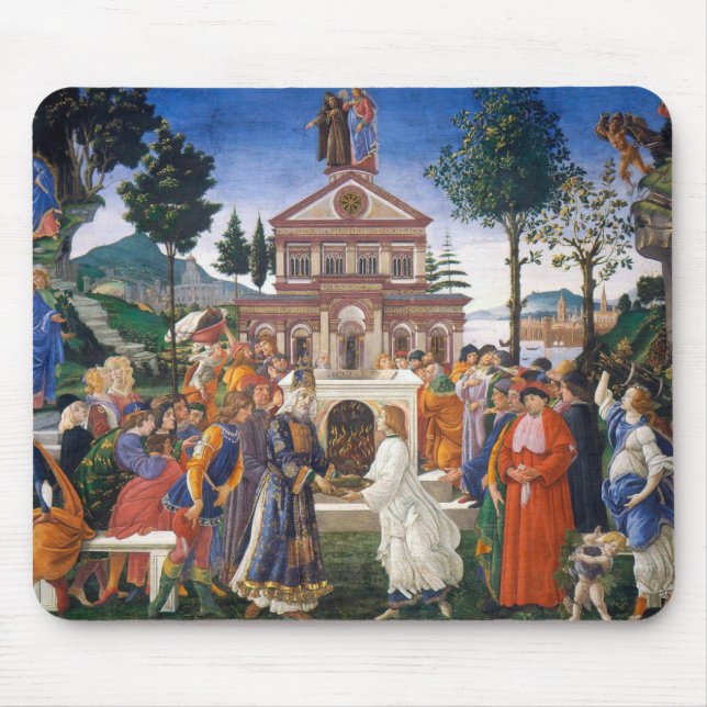 Mousepad Tempos de Cristo, Sandro Botticelli (Frente)