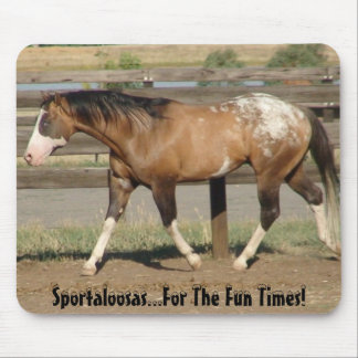 Mousepad Tempos do divertimento do sportaloosa do Appaloosa