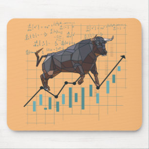 Mousepad Tendência do mercado de ações