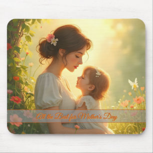 Mousepad Tender Motherly Love in Blooming Light