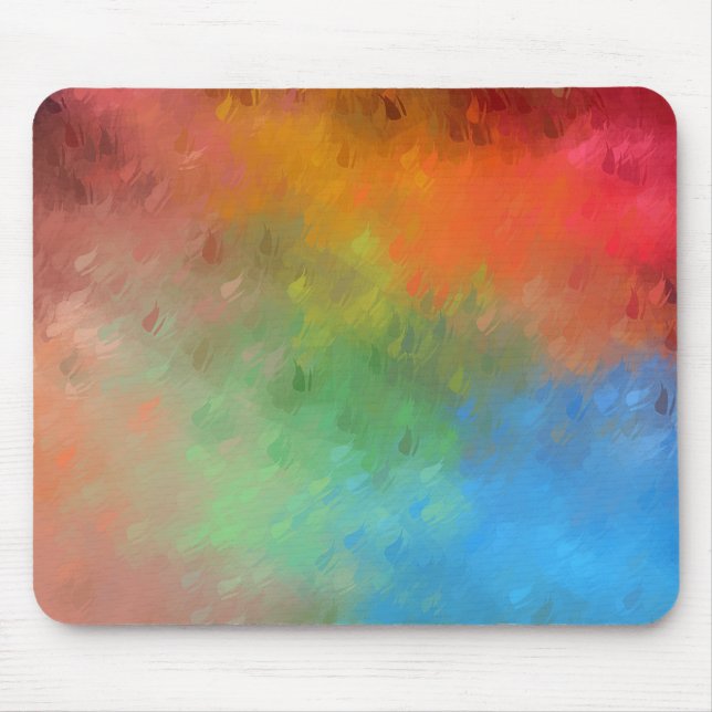 Mousepad Tendy Modelo Colorful Abstrato Art Elegante (Frente)
