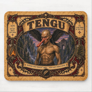Mousepad Tengu, Monstro de Circo Vintage