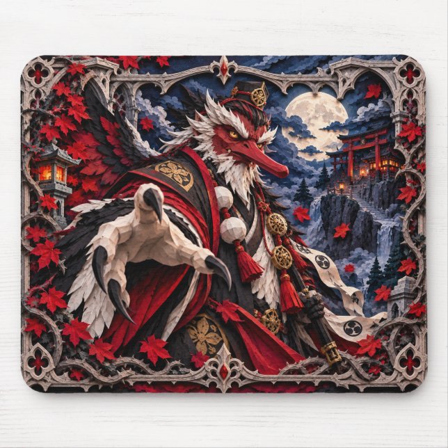Mousepad Tengu, Monstro de Corte de Papel (Frente)