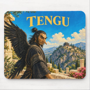 Mousepad Tengu, Monstro de Fantasia Gótica