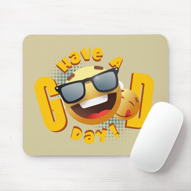 Mousepad Tenha um bom dia | (Com mouse)