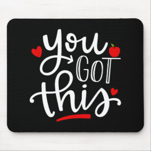 Mousepad Tenho Presentes De Dia De Teste Para Estudantes En