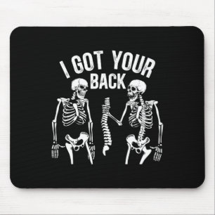 Mousepad Tenho Sua Ck Engraçado Esqueleto Spine Halloween C