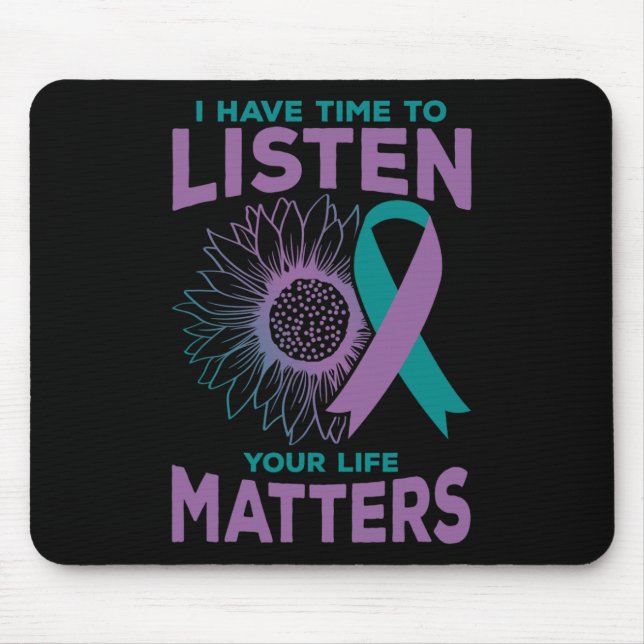 Mousepad Tenho Tempo Para Ouvir Conselheiro De Sensibilizaç (Frente)