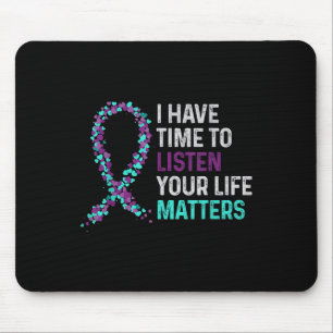 Mousepad Tenho Tempo Para Ouvir O Suicídio Mental Da Saúde