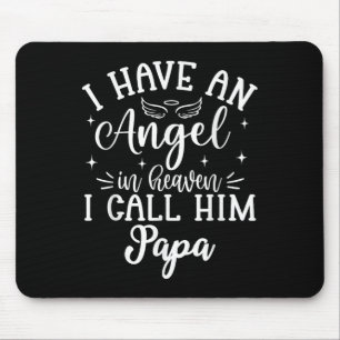 Mousepad Tenho Um Anjo No Céu E Chamo-Lhe Pai