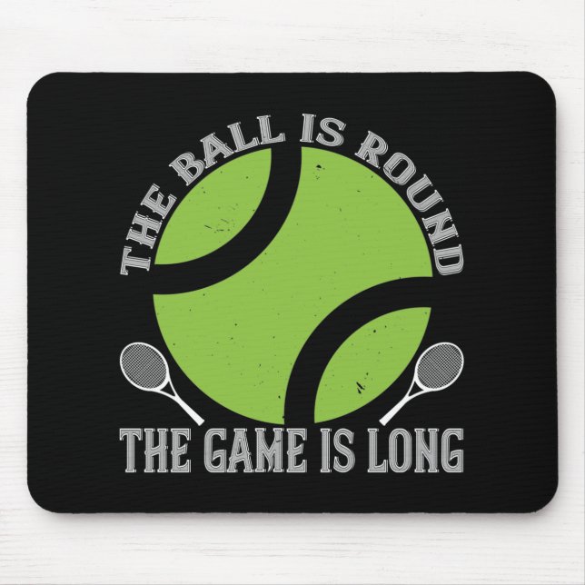 Mousepad Tênis - A Bola É Longa (Frente)