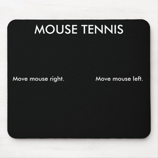 MOUSEPAD TÊNIS DO RATO (Frente)