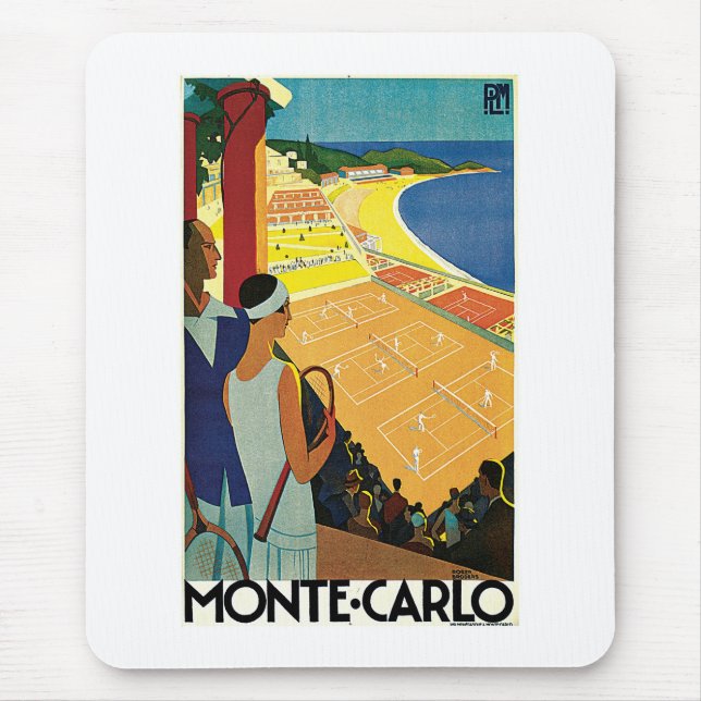 Mousepad Tênis em Monte - Carlo (Frente)