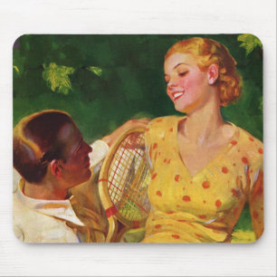 Mousepad Tênis Esportivo Vintage, Amor e Romance