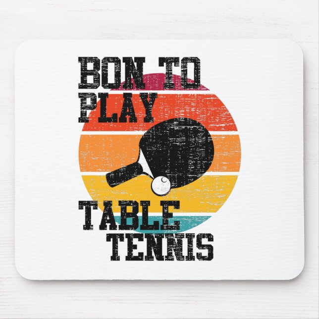 Mousepad Tênis para Mesa de Reprodução (Frente)