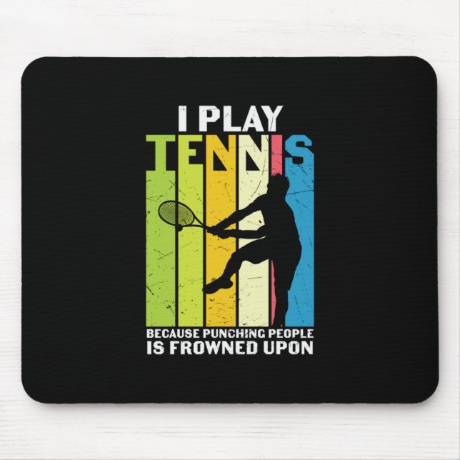 Mousepad Tênis Player | I Reproduzir Tênis (Frente)