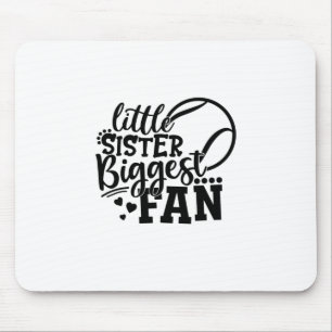 Mousepad Tênis Player Pequena Irmã Maior Tênis do Ventila