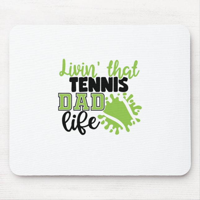 Mousepad Tênis Player | Viver Essa Vida Tênis (Frente)