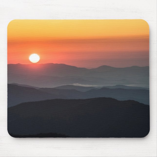 Mousepad Tennant Mt, área de Graveyard Fields, nascer do so (Frente)