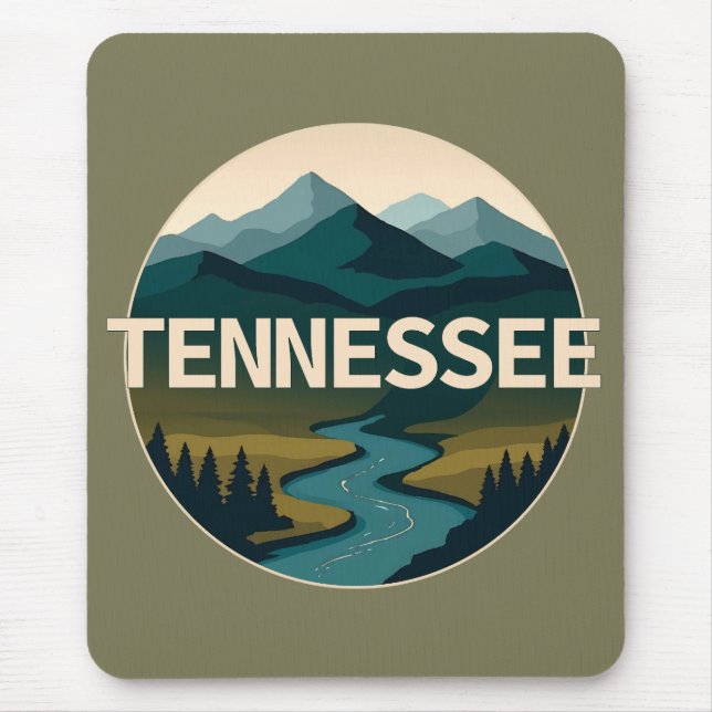 Mousepad Tennessee Estados Unidos da América (Frente)
