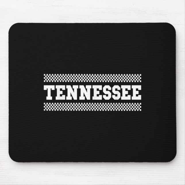 Mousepad Tennessee Shirts. Tn Us College Font For Men Women (Frente)