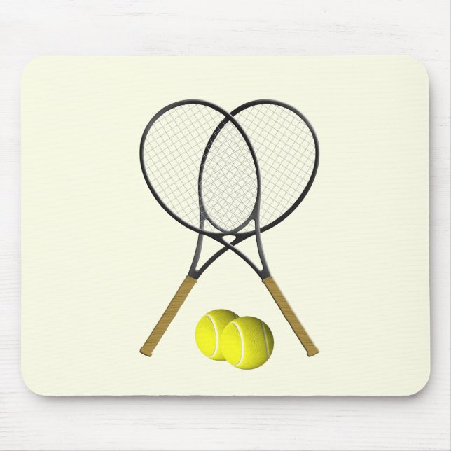 Mousepad Tennis Doubles Cream (Frente)