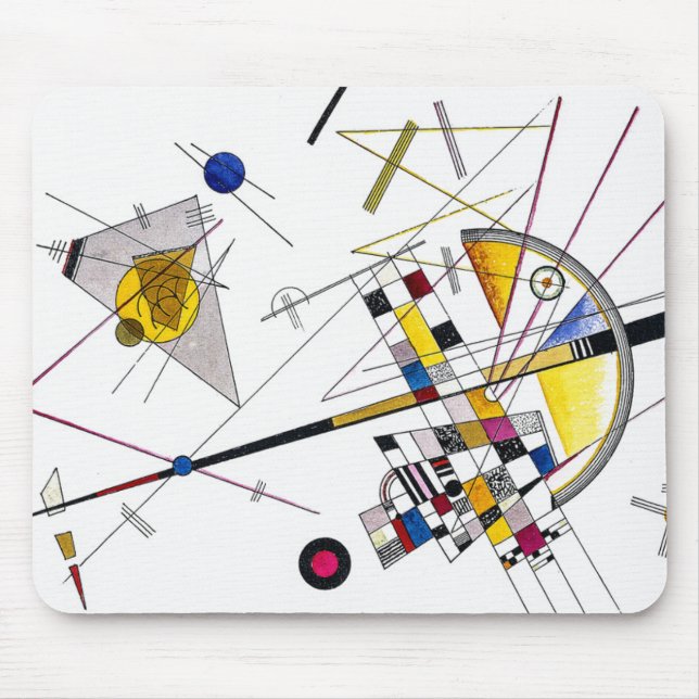 Mousepad Tensão Delicada #85 - Kandinsky (Frente)