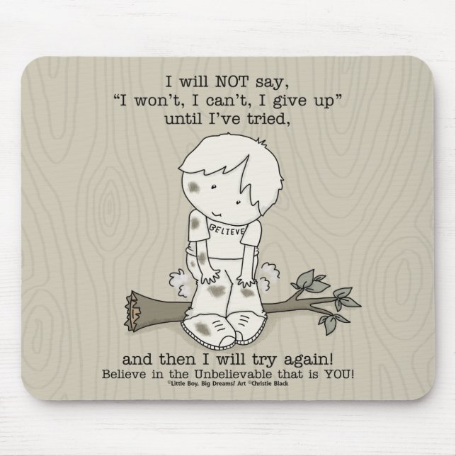 Mousepad Tentará Novamente (Frente)