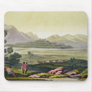 Mousepad Teocalli, o grande templo em Tenochtitlan, México