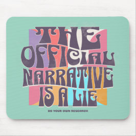 Mousepad Teoria da Conspiração Retrô