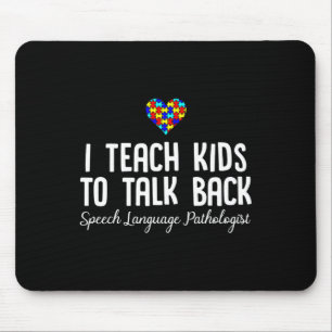 Mousepad Teoria da Patologia do Discurso Fala Autismo Sensi