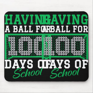 Mousepad Ter Bola Por 100 Dias De Futebol Escolar 100º