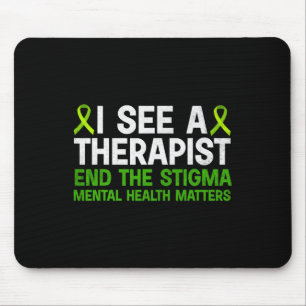 Mousepad Terapeuta de Conscientização da Saúde Acabe com o