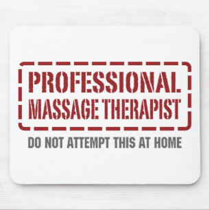 Mousepad Terapeuta profissional da massagem