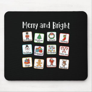 Mousepad Terapêutica De feliz E Voz Brilhante AAC SLP Chris