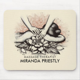 Mousepad Terapêutica de Massagem Terapia Mãos Energia Spa B