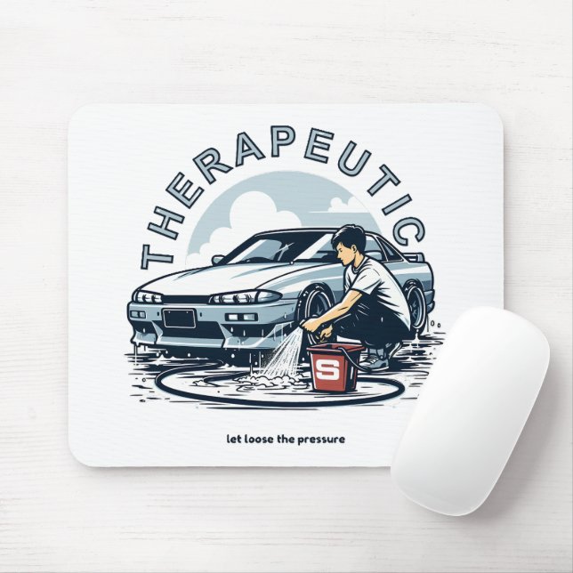 Mousepad Terapêutica: entusiastas do carro (Com mouse)