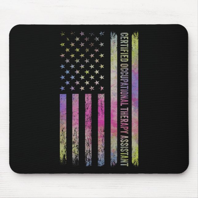 Mousepad Terapêutica Ocupacional Certificada de Apreciação  (Frente)