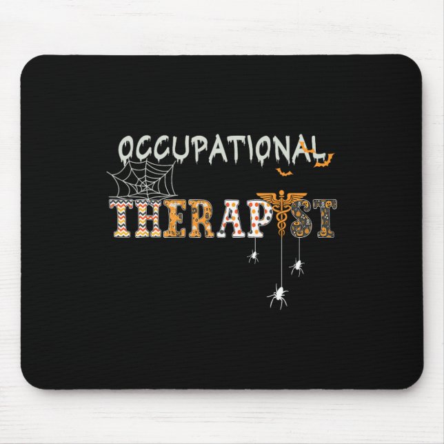 Mousepad Terapêutica Ocupacional Halloween OTA sp (Frente)