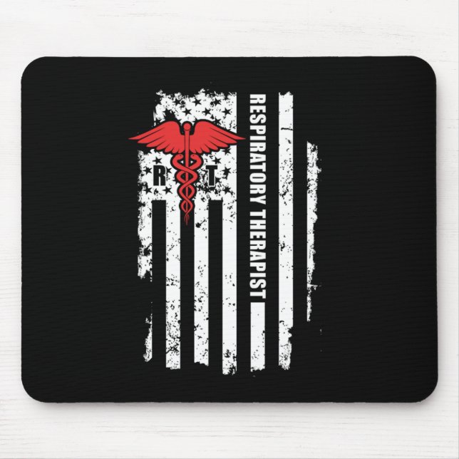 Mousepad Terapêutica Respiratória Atendimento à Enfermagem  (Frente)