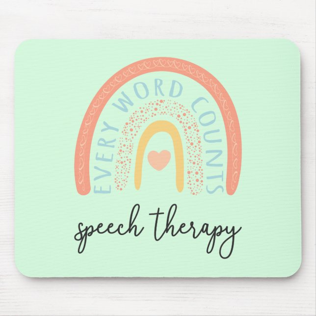 Mousepad Terapia da Fala II - Cada Palavra Conta (Frente)