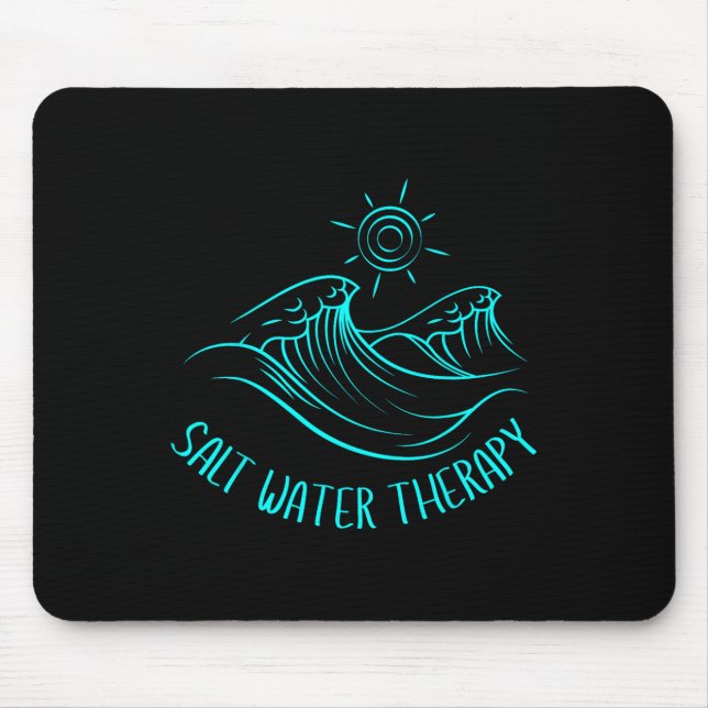 Mousepad Terapia de água salgada Praia do Oceano Atlântico  (Frente)