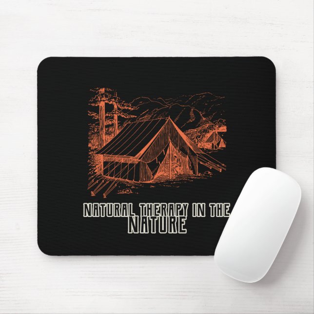 Mousepad Terapia natural na natureza  (Com mouse)