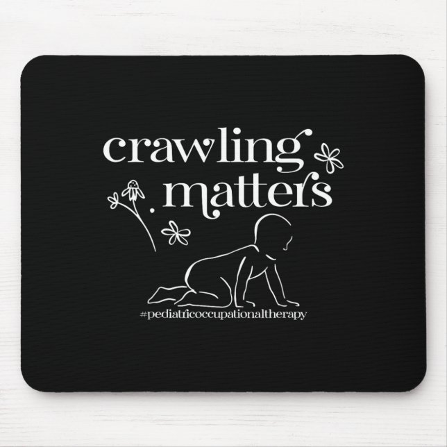 Mousepad Terapia Ocupacional Pediátrica Física de Rastejar (Frente)