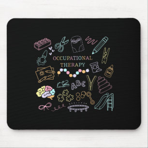 Mousepad terapia ocupacional terapia engraçada humor design