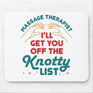 Mousepad Terapista de Massagem Eu vou tirar você da Lista 