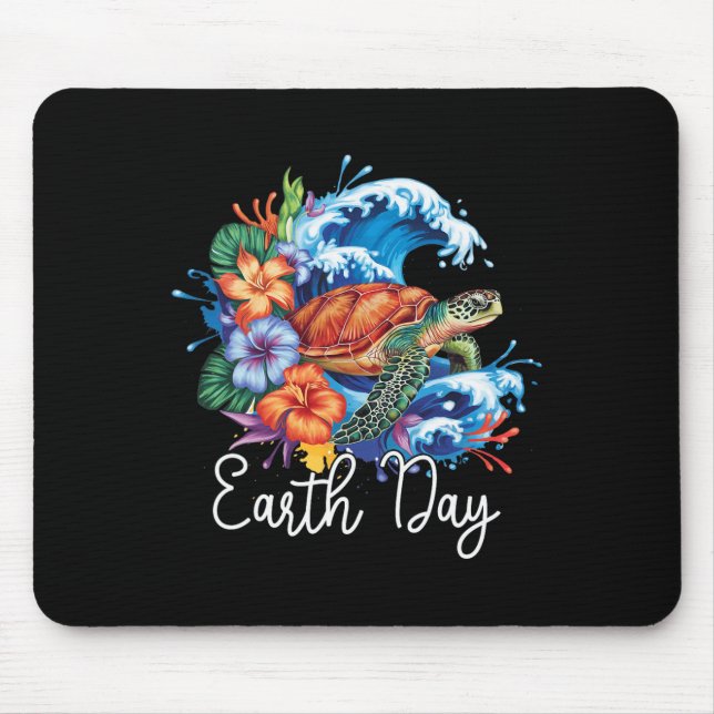 Mousepad Terça-feira, dia 2025, da Tartaruga do Mar da Terr (Frente)