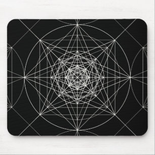 Mousepad Terceira geometria sagrado dimensional