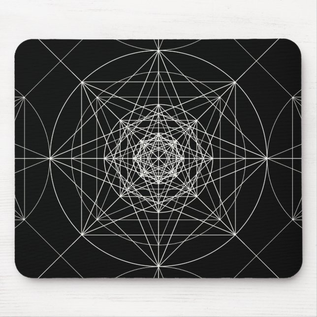 Mousepad Terceira geometria sagrado dimensional (Frente)