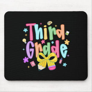 Mousepad Terceira Série Preppy de Volta às Aulas Professor(